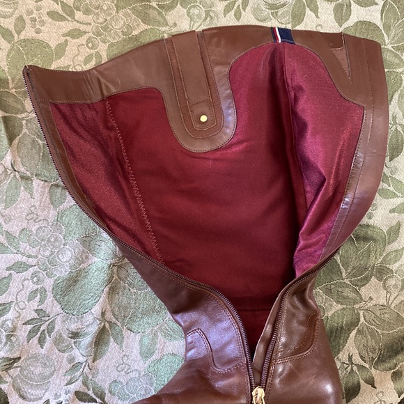 Tommy Hilfiger tall brown boots 7 1/2 - Picture 5 of 5